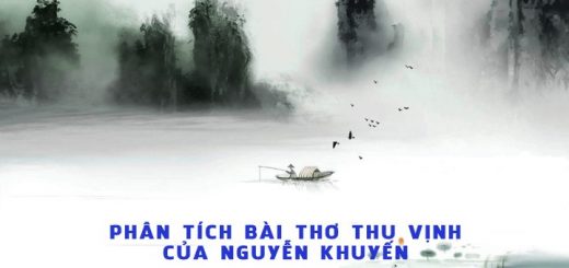 phan tich bai tho thu vinh cua nguyen khuyen 520x245 - Phân tích bài thơ Thu vịnh của Nguyễn Khuyến